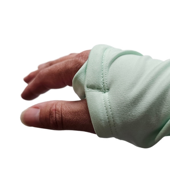 Under Armour Coldgear Light Green Athletic Fitted Pullover - Picture 12 of 16